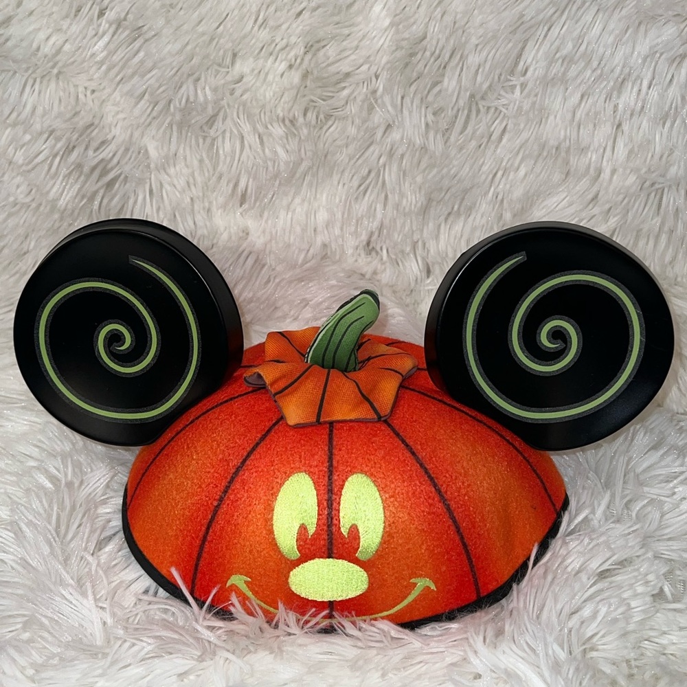 Disney parks pumpkin ear hat
